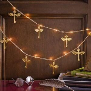 Pottery Barn Teen Harry Potter Gold Key String Lights